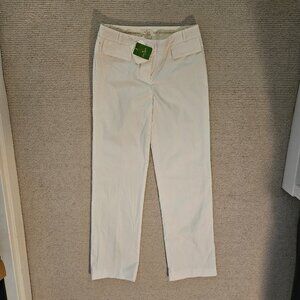 Kate Spade White Pants Size 2 - The Stargazer Straight Leg Slight Stretch Office
